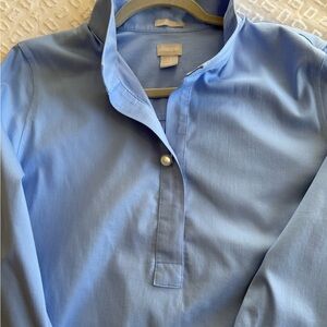 Chico's Light Blue Casual Button Down Shirt